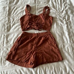 Abercrombie Two Piece Linen Set